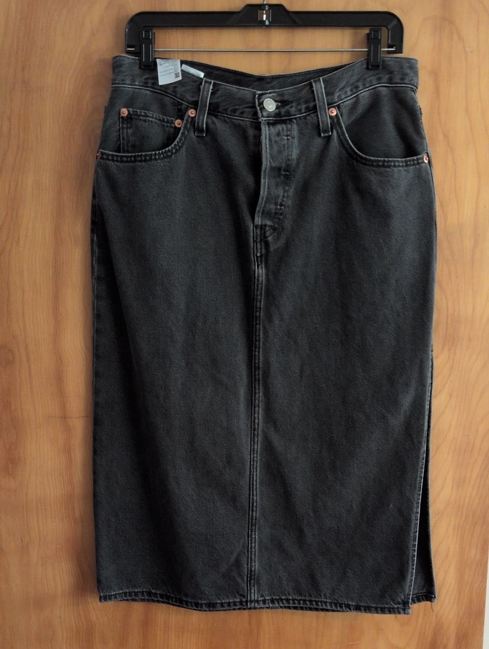 Levi's Grey Denim Pencil Skirt 30